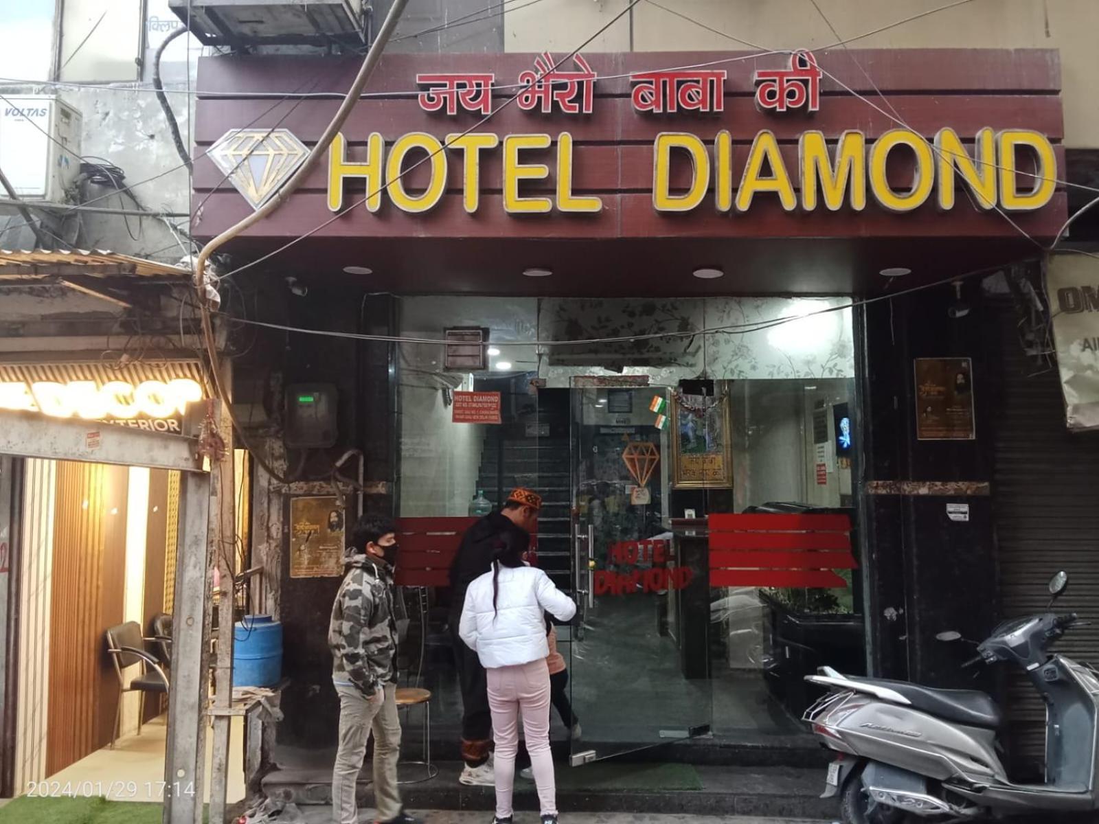 Hotel Diamond Nueva Delhi Exterior foto
